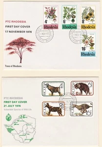 Rhodesia: 1976, Wild Life and Trees of Rhodesia, FDC - Picture 1 of 1