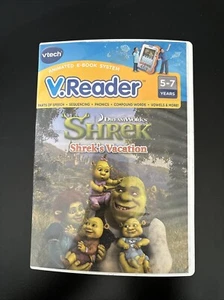 Vtech V.Reader Shrek's Vacation: Dreamworks Shrek E-Reading System Game - Picture 1 of 3