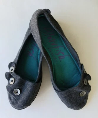 Zapatos informales cómodos sin cordones Gogogo planos Blowfish para mujer talla 8,5 franela gris Foto 1 de 4