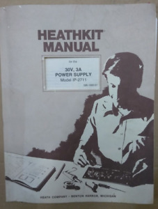 1975 Heathkit Assembly Manual Model IP-27 Regulated Low Voltage Power Supply