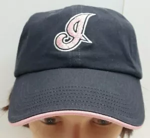 Cleveland Indians Women's Pink Baseball Cap Hat - Picture 1 of 9