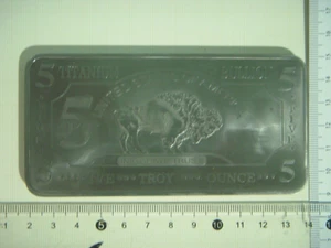 Titanium buffalo ingot-bar 5 oz - Picture 1 of 2