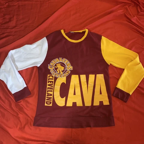 Vintage Cleveland Cavaliers (Cavs) NBA Sweatshirt Mens L (19in x 27in) Old Logo Cover
