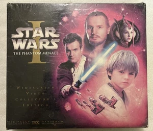 Star Wars I: Phantom Menace (VHS, Widescreen Collectors Set) NEW SEALED BOX WEAR - Picture 1 of 8