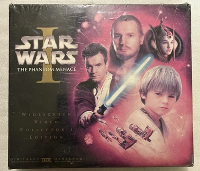Star Wars I: Phantom Menace (VHS, Widescreen Collectors Set) NEW SEALED BOX WEAR - Image 1 of 4