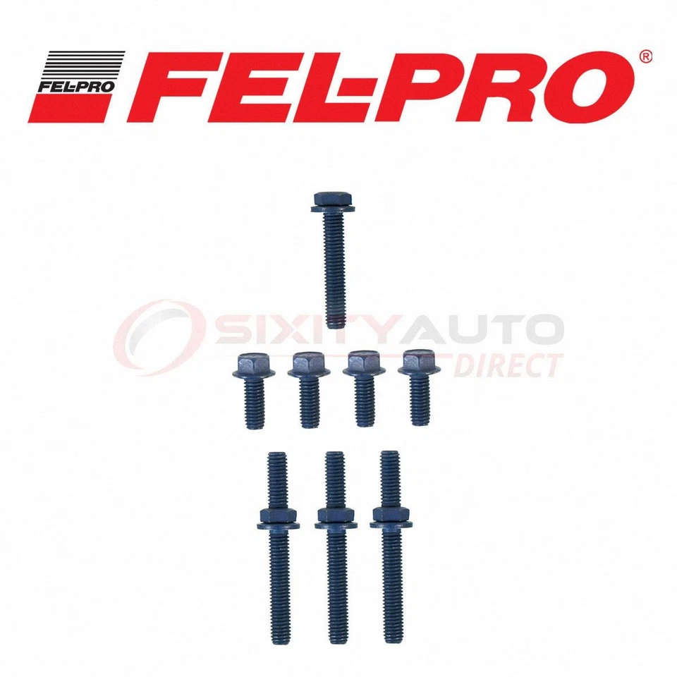 Fel-Pro Right Exhaust Manifold Hardware Kit for 1980-1982 Mercury Zephyr fk Foto 1 de 4