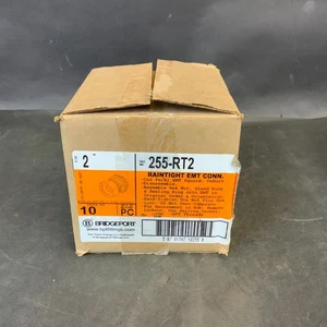 Bridgeport 255-RT2 2" REGENDICHTER EMT-STECKER - 10ER-BOX (100 $ OBO) - Bild 1 von 4