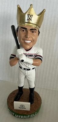 Bobblehead Whit Merrifield 2021 NWA Naturals Hit King ex KC Royals #15 Foto 1 de 4