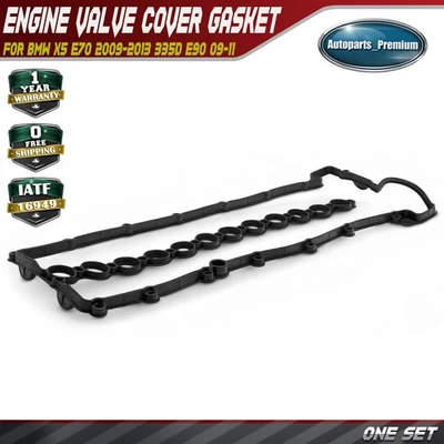 Junta de cubierta de válvula de motor para BMW X5 E70 2009 2010-2013 335d E90 2009-2011 3,0 L Foto 1 de 4