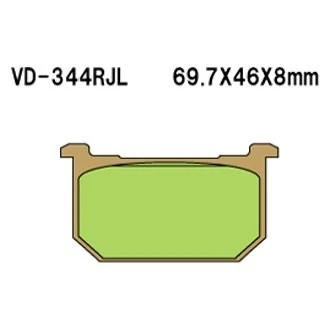 For Suzuki GSXR600 1997-2003 Vesrah Front Racing Brake Pads Foto 1 de 2