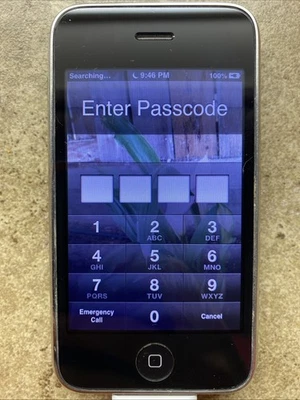 Apple iPhone 3GS - 16GB A1303 Black AS IS - Image 1 of 4