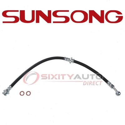 Sunsong Front Right Brake Hydraulic Hose for 1995-2001 Nissan Sentra - Hoses gc - Image 1 of 4