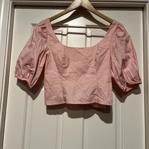 Staud Rosa Crop Puffärmel Bustier Top Größe 6 - Bild 1 von 7