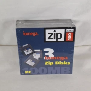 Iomega Zip Disk 100MB for PC 3-Pack - New & Sealed - Afbeelding 1 van 12