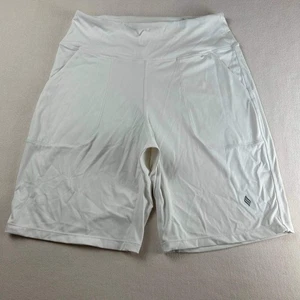 All In Motion Damen-Laufshorts weiß sportlich Spandex Fitnessstudio Yoga Größe Small - Bild 1 von 7