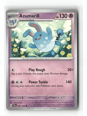 Azumarill Common SV05: Temporal Forces 065/162 NM - Image 1 of 2