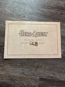 Hero Quest Replacement Kellar's Keep Quest Book Part Only - R822D - Picture 1 of 3