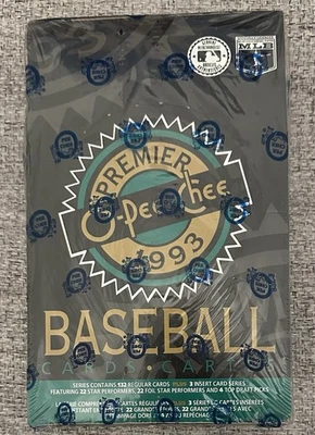 1993 O-Pee-Chee Premier Baseball Wax Box (35 Unopened Packs) - Image 1 of 2