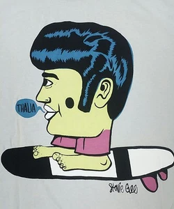 Stevie Gee Art T Shirt Mens L Thalia Street Surf Shop Laguna Beach Private Label - Picture 1 of 5