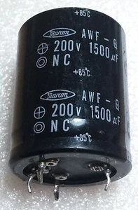 10 pezzi Marcon 200V 1500uF condensatore elettrolitico AWF-Q Japan tono audio  - Foto 1 di 9
