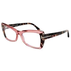 Tom Ford TF5879-B ECO 072 rosa Schildkröte Katzenauge Kunststoffbrille 55-18-140 - Bild 1 von 2