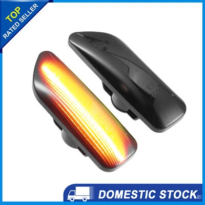 Pack de 2 para Volvo S60 Luz Ámbar Negra Luz LED Delantera Lateral Marcadora 30722641 Foto 1 de 4