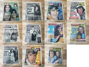 1970's Star, Midnight Globe, & Examiner News Papers Featuring Elvis Presley - Picture 1 of 49