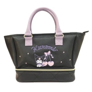 Sanrio Kuromi Mini Tote Bag Cherry Ribbon Lunch Bag - Picture 1 of 6