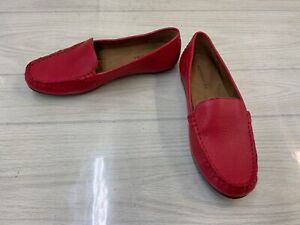 Aerosoles Over Drive Loafers, Women's Size 7.5M, Red NEW MSRP $99