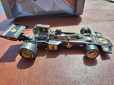 Q9007 LOTUS 72D JPS WINNER BRITISH G.P. 72 EMERSON FITTIPALDI A MODEL SCALE 1/18 - Image 1 of 4