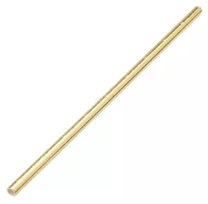 24 X Paper Solid Gold Straw Biodegradable Straw For Cocktails Drinks 8" (20Cm) - Picture 1 of 2