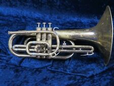 Olds F Mellophone Ser#933311 Good Player with French Horn Mouthpiece Adapter