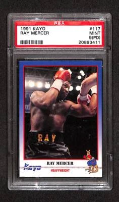 1991 Kayo #117 Ray Mercer PSA 9(PD) Mint - Image 1 of 2