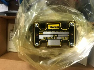 PARKER D1VW20BNYC56-75 SOLENOID VALVE 2POSITION .49-.58AMP 110/120VAC 5000 PSI - Picture 1 of 2