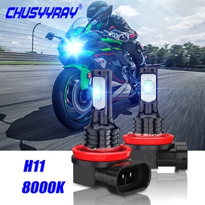 For Ducati 848 EVO 1098 1198 Multistrada 1200 LED Motorcycle Headlight Bulbs - Picture 1 of 12