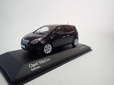 NEW 1/43 MINICHAMPS Opel Meriva Schwarz Alloy car model Limited editi - Image 1 of 4