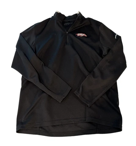 Arkansas Razorbacks Nike Golf Quarter Zip Men’s Size XL Black Cover