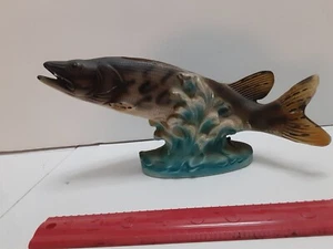 Old Vintage Fish Flower Planter Pottery Made In Japan Parma by AAI #A274 - Picture 1 of 12