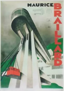 Original vintage poster MAURICE BRAILLARD ARCHITECT - Picture 1 of 1