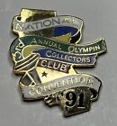 Olympin Club Member Collectors Pin ~ 1991 ~ 3rd National Convention ~ Olympic