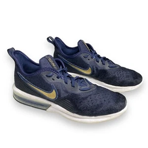Nike Air Max Sequent 4 Damengröße 9,5 Laufschuhe AO4486-003 blau gold swish " - Bild 1 von 9