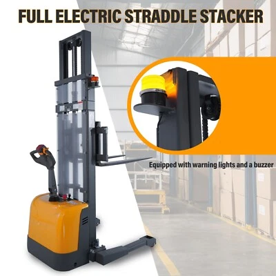 APOLLOLIFT 3300lbs Carretilla elevadora walkie apiladora de paletas totalmente eléctrica 118" Foto 1 de 4