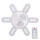 E27 Socket Fan Light-Ceiling Fan with Lights Remote Control Dimmable Fan Lights