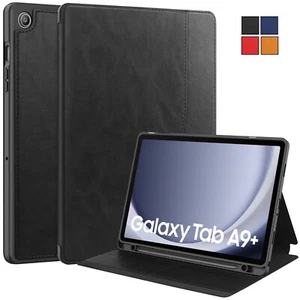 Funda inteligente con soporte para bolígrafo de cuero tipo folio para Samsung Galaxy Tab A9+ 5G 11"" - Imagen 1 de 44