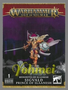 Sigvald, Prince of Slaanesh - Hedonites of Slaanesh - Age of Sigmar AoS - NEW - Picture 1 of 2