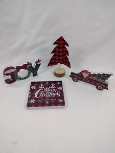 4 Piece Christmas Decoration - Picture 1 of 6