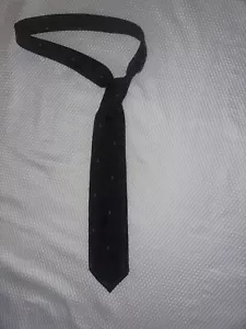 Cravatta Wembley cravatta blu piccoli disegni slip cucita elegante rappresentante old money preppy - Foto 1 di 4