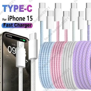 1M 2M 60W Type C vers Type C USB C Rapide Chargeur Câble Pour iPhone 15 Pro Max - Zdjęcie 1 z 18