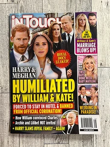 IN TOUCH Magazine May 2023 - Harry & Megan "Royal Docs Leaked" & MORE! - Picture 1 of 1