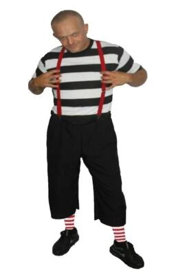 Adults Tweedle Dee or Tweedle Dum World Book Day Wonderland Fancy Dress Costume - Image 1 of 2